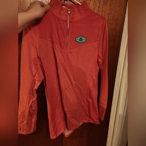 Coral DVC half zip pullover